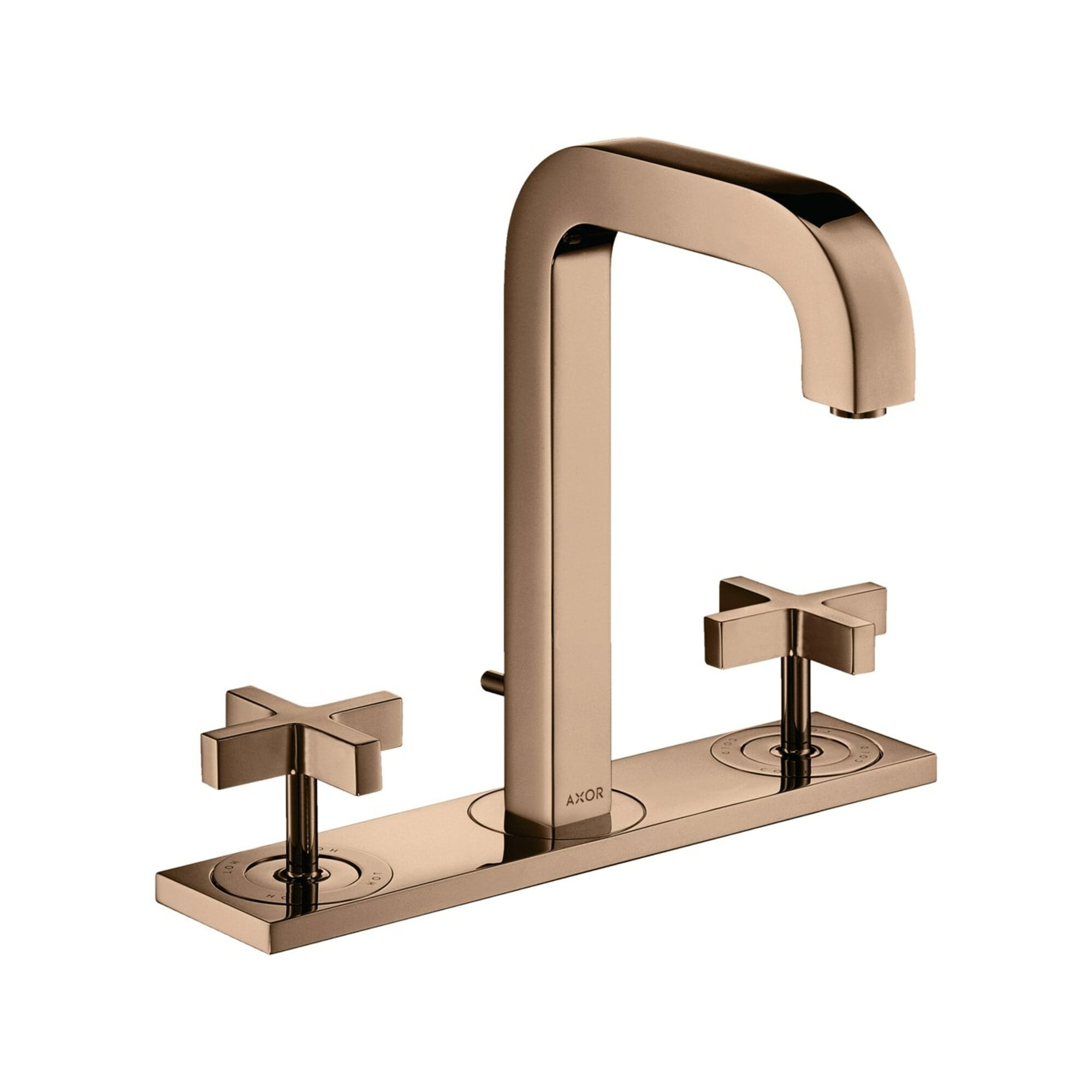 hansgrohe 3-Loch-Waschtischarmatur 170 Axor Citterio m A 140mm, m KrG, ZugstAblGar, Pl, po r