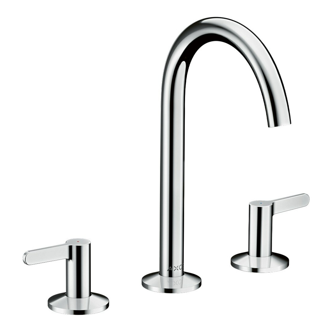 hansgrohe 3-Loch-Waschtischarmatur 170 Axor One A 140mm, m Pus-Op-Abl, m Hebel, ch