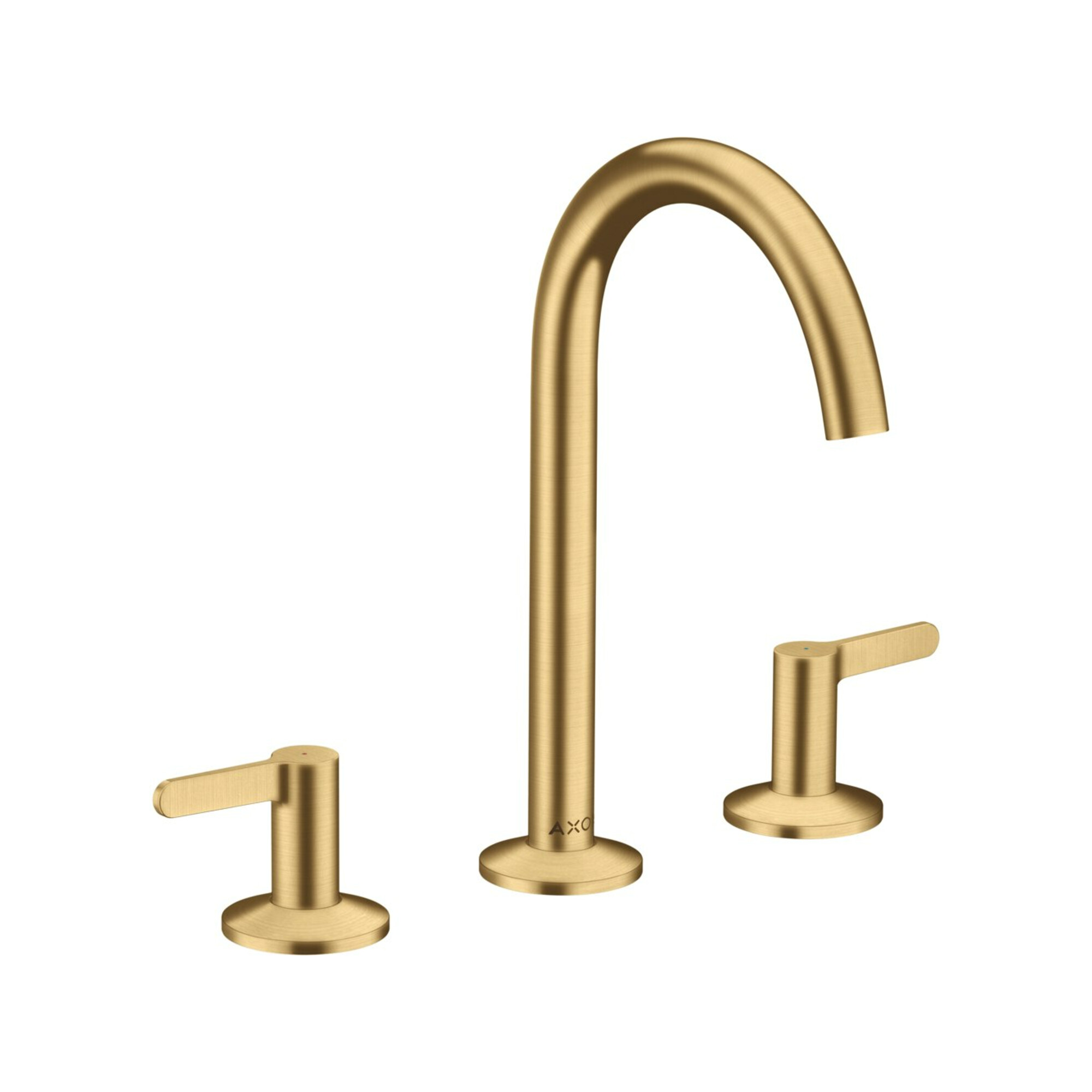 hansgrohe 3-Loch-Waschtischarmatur 170 Axor One A 140mm, m Pus-Op-Abl, m HG, b gol opt