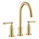 hansgrohe 3-Loch-Waschtischarmatur 180 Axor Montreux A 175mm, m H-Gr, ZugstAblGar, b gol opt-1