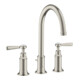 hansgrohe 3-Loch-Waschtischarmatur 180 Axor Montreux A 175mm, m H-Gr, ZugstAblGar, ED-1