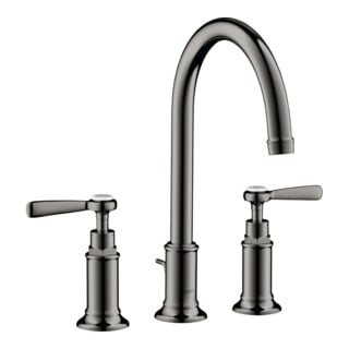 hansgrohe 3-Loch-Waschtischarmatur 180 Axor Montreux A 175mm, m H-Gr, ZugstAblGar, po bla vc