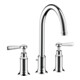 hansgrohe 3-Loch-Waschtischarmatur 180 Axor Montreux A 175mm, m Hebelgr., Zugst.Abl.Gar., chr-1