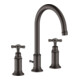 hansgrohe 3-Loch-Waschtischarmatur 180 Axor Montreux A 175mm, m Kreuz, ZugstAblGar, b bla vc-1
