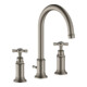 hansgrohe 3-Loch-Waschtischarmatur 180 Axor Montreux A 175mm, m Kreuz, ZugstAblGar, ED-1