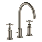 hansgrohe 3-Loch-Waschtischarmatur 180 Axor Montreux A 175mm, m Kreuz, ZugstAblGar, ED