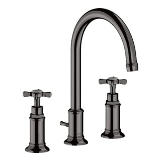hansgrohe 3-Loch-Waschtischarmatur 180 Axor Montreux A 175mm, m Kreuz, ZugstAblGar, po bla vc