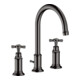 hansgrohe 3-Loch-Waschtischarmatur 180 Axor Montreux A 175mm, m Kreuz, ZugstAblGar, po bla vc-1