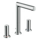 hansgrohe 3-Loch-Waschtischarmatur 200 Axor Uno A 183mm, m Z-Griff, Zugst.Abl.Gar., chr-5