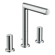 hansgrohe 3-Loch-Waschtischarmatur 200 Axor Uno A 183mm, m Z-Griff, Zugst.Abl.Gar., chr-5