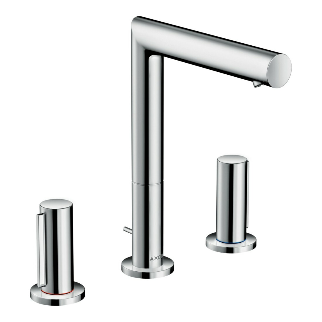 hansgrohe 3-Loch-Waschtischarmatur 200 Axor Uno A 183mm, m Z-Griff, Zugst.Abl.Gar., chr