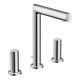 hansgrohe 3-Loch-Waschtischarmatur 200 Axor Uno A 183mm, m Z-Griff, ZugstAblGar, b ni.-1