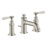 hansgrohe 3-Loch-Waschtischarmatur 30 Axor Montreux A 143mm, m H-Gr, ZugstAblGar, ED