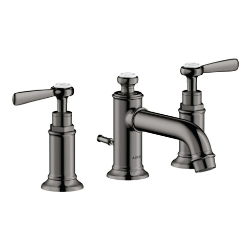 hansgrohe 3-Loch-Waschtischarmatur 30 Axor Montreux A 143mm, m H-Gr, ZugstAblGar, po bla vc