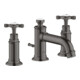 hansgrohe 3-Loch-Waschtischarmatur 30 Axor Montreux A 143mm, m Kreuz, ZugstAblGar, b bla vc-1
