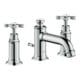 hansgrohe 3-Loch-Waschtischarmatur 30 Axor Montreux A 143mm, m Kreuz, ZugstAblGar, b ni.-1
