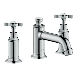 hansgrohe 3-Loch-Waschtischarmatur 30 Axor Montreux A 143mm, m Kreuz, ZugstAblGar, ED