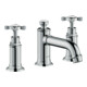 hansgrohe 3-Loch-Waschtischarmatur 30 Axor Montreux A 143mm, m Kreuz, ZugstAblGar, ED-1