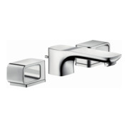 hansgrohe 3-Loch-Waschtischarmatur 50 Axor Urquiola A 180mm, m Zugst.Abl.Gar., Roset., chr