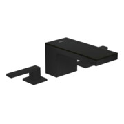 hansgrohe 3-Loch-Waschtischarmatur 70 Axor MyEdition A 151mm, m Pus-Op-Abl, m Pl, msw/SwGl.