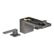 hansgrohe 3-Loch-Waschtischarmatur 70 Axor MyEdition A 151mm, m Pus-Op-Abl, o Pl, b bla vc