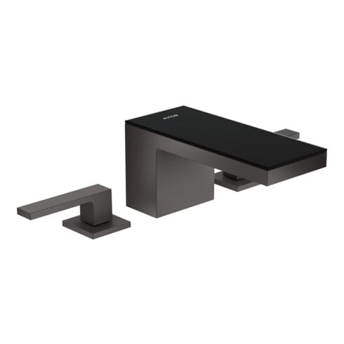 hansgrohe 3-Loch-Waschtischarmatur 70 Axor MyEdition A 151mm, m Pus-Op-Abl, o Pl, b bla vc