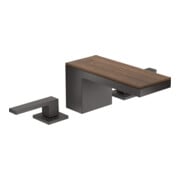hansgrohe 3-Loch-Waschtischarmatur 70 Axor MyEdition A 151mm, m Pus-Op-Abl, o Pl, b bla vc-5