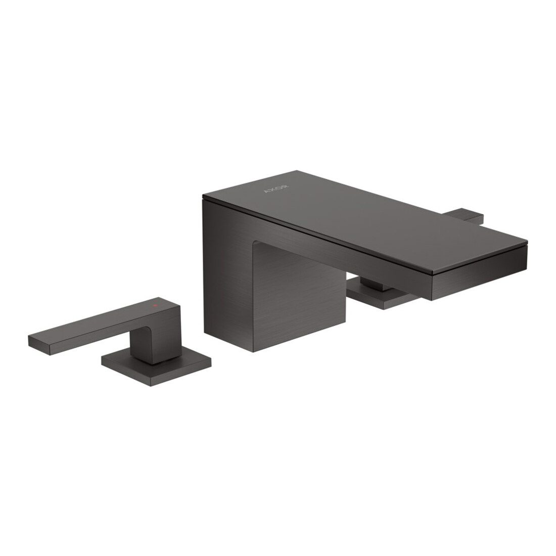 hansgrohe 3-Loch-Waschtischarmatur 70 Axor MyEdition A 151mm, m Pus-Op-Abl, o Pl, b bla vc