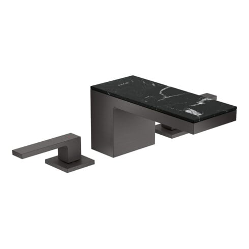 hansgrohe 3-Loch-Waschtischarmatur 70 Axor MyEdition A 151mm, m Pus-Op-Abl, o Pl, b bla vc