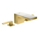 hansgrohe 3-Loch-Waschtischarmatur 70 Axor MyEdition A 151mm, m Pus-Op-Abl, o Pl, b gol opt-2