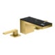 hansgrohe 3-Loch-Waschtischarmatur 70 Axor MyEdition A 151mm, m Pus-Op-Abl, o Pl, b gol opt
