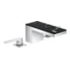hansgrohe 3-Loch-Waschtischarmatur 70 Axor MyEdition A 151mm, m Pus-Op-Abl, o. Pl., chr