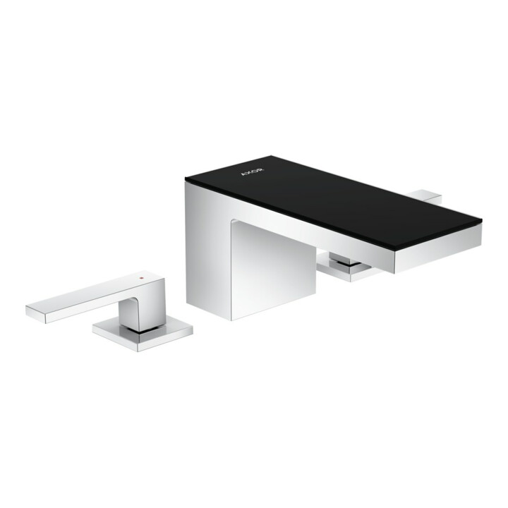 hansgrohe 3-Loch-Waschtischarmatur 70 Axor MyEdition A 151mm, m Pus-Op-Abl, o. Pl., chr