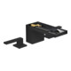 hansgrohe 3-Loch-Waschtischarmatur 70 Axor MyEdition A 151mm, m Pus-Op-Abl, o. Pl., matt-sw-1
