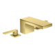 hansgrohe 3-Loch-Waschtischarmatur 70 Axor MyEdition A 151mm, m Pus-Op-Abl, o Pl, po gol opt-5