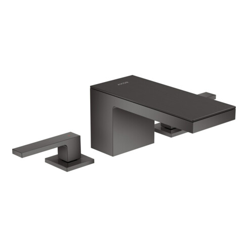 hansgrohe 3-Loch-Waschtischarmatur 70 Axor MyEdition A 151mm, m Pus-Op-Abl, o Pl, pol. bla vc