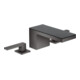 hansgrohe 3-Loch-Waschtischarmatur 70 Axor MyEdition A 151mm, m Pus-Op-Abl, o Pl, pol. bla vc-4
