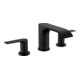 hansgrohe 3-Loch-Waschtischarmatur 90 Vivenis m Zugst.Abl.Gar., schwarz matt-1