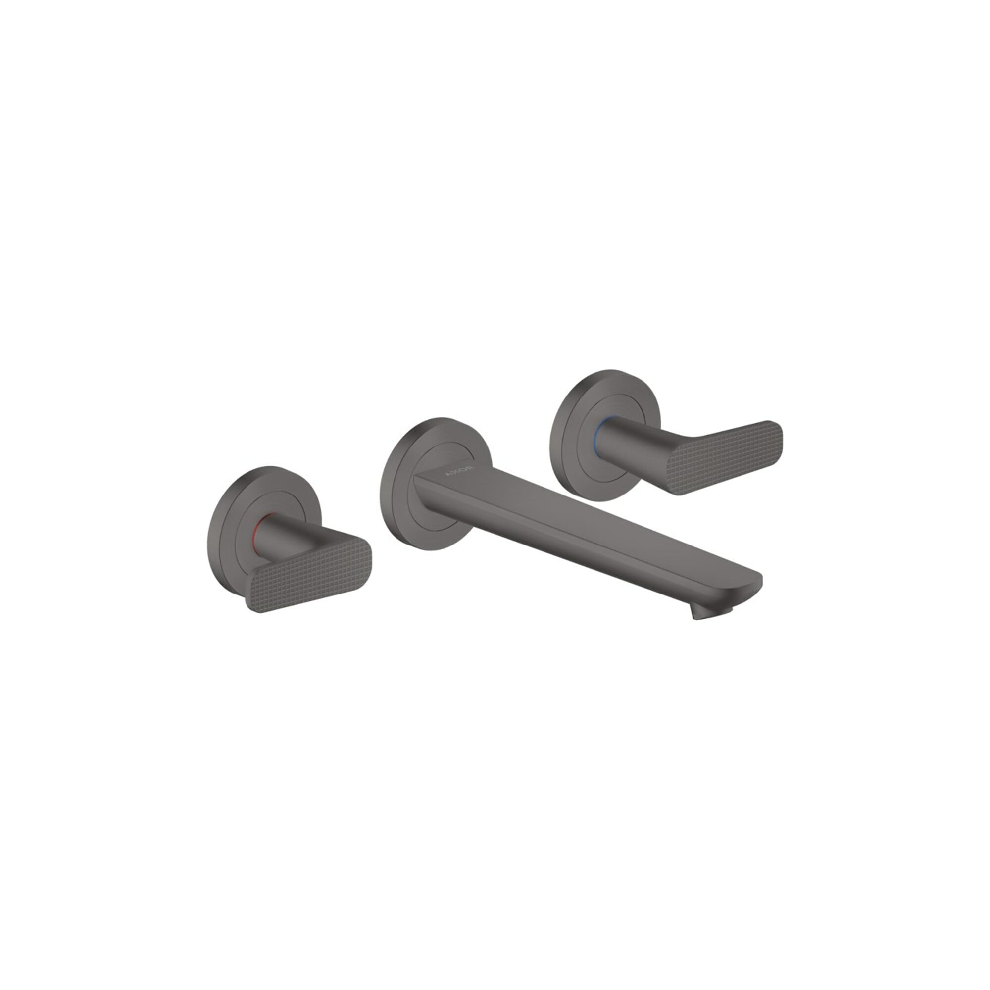 hansgrohe 3-Loch-Waschtischarmatur Axor Citterio C c cut, b b vc, UP Wandmont., Ausl. 193mm