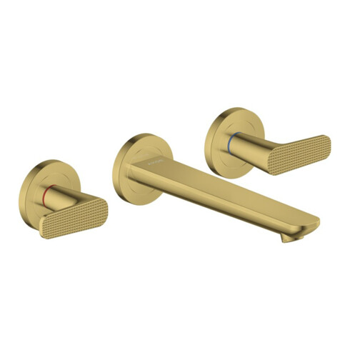 hansgrohe 3-Loch-Waschtischarmatur Axor Citterio C c cut, po g op, UP Wd, Ausl. 193mm