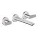 hansgrohe 3-Loch-Waschtischarmatur Axor Citterio C cub cut, chr, UP Wandmont., Ausl. 193mm-1