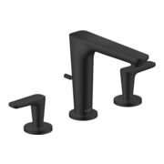 hansgrohe 3-Loch-Waschtischarmatur Axor Citterio C o S, ms, Ausl. 135mm, Zugst. Abl.garn