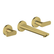 hansgrohe 3-Loch-Waschtischarmatur Axor Citterio C o S, po g opt, UP Wandmont., Ausl. 193mm