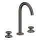 hansgrohe 3-Loch-Waschtischarmatur Sel. 170 Axor One A 140mm, m Pus-Op-Abl, brush. bla vc-1