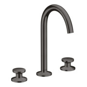 hansgrohe 3-Loch-Waschtischarmatur Sel. 170 Axor One A 140mm, m Pus-Op-Abl, brush. bla vc