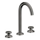 hansgrohe 3-Loch-Waschtischarmatur Sel. 170 Axor One A 140mm, m Pus-Op-Abl, pol. bla vc-1