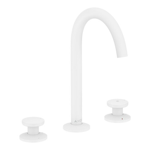 hansgrohe 3-Loch-Waschtischarmatur Sel. 170 Axor One Ausl. 140mm, m Push-Open-Ablaufg., m.-we