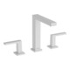 hansgrohe 3-Loch-Waschtischarmatur Tecturis E mit Push-Open-Ablaufgarnitur, mattweiß-1