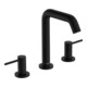 hansgrohe 3-Loch-Waschtischarmatur Tecturis S m Push-Open-Ablaufgarnitur, mattschwarz-1