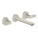 hansgrohe 3-Loch-Waschtischarmatur Wand UP Axor Citterio C mit Auslauf 195 mm BSO-1